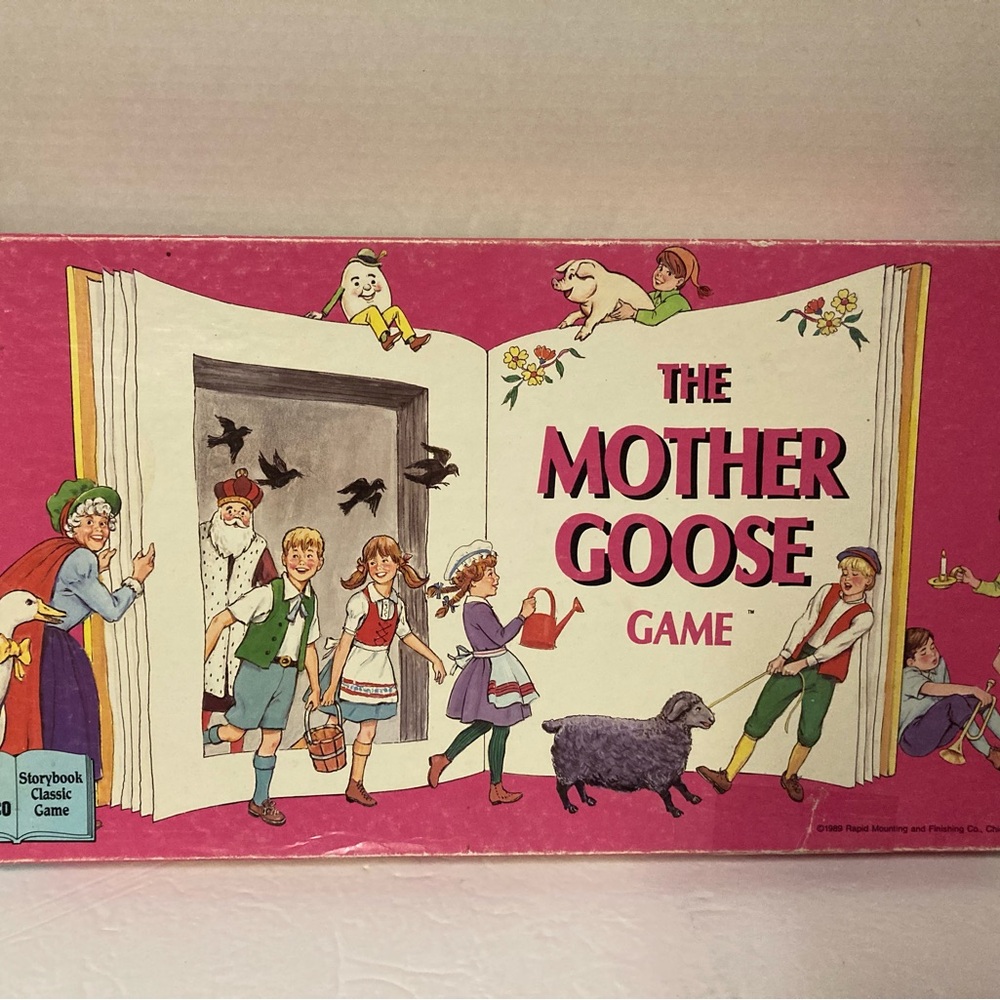 Mother Goose Board Game Storybook Classic by Cadaco Complete Vintage